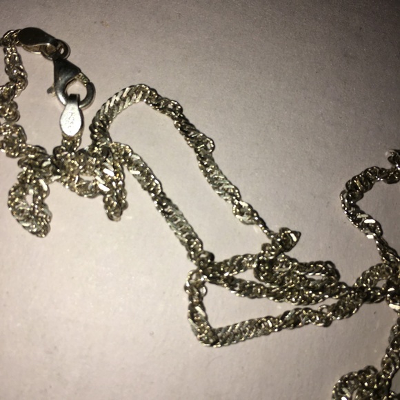 COPY - S925 SILVER CURVE CHAIN - Picture 4 of 9